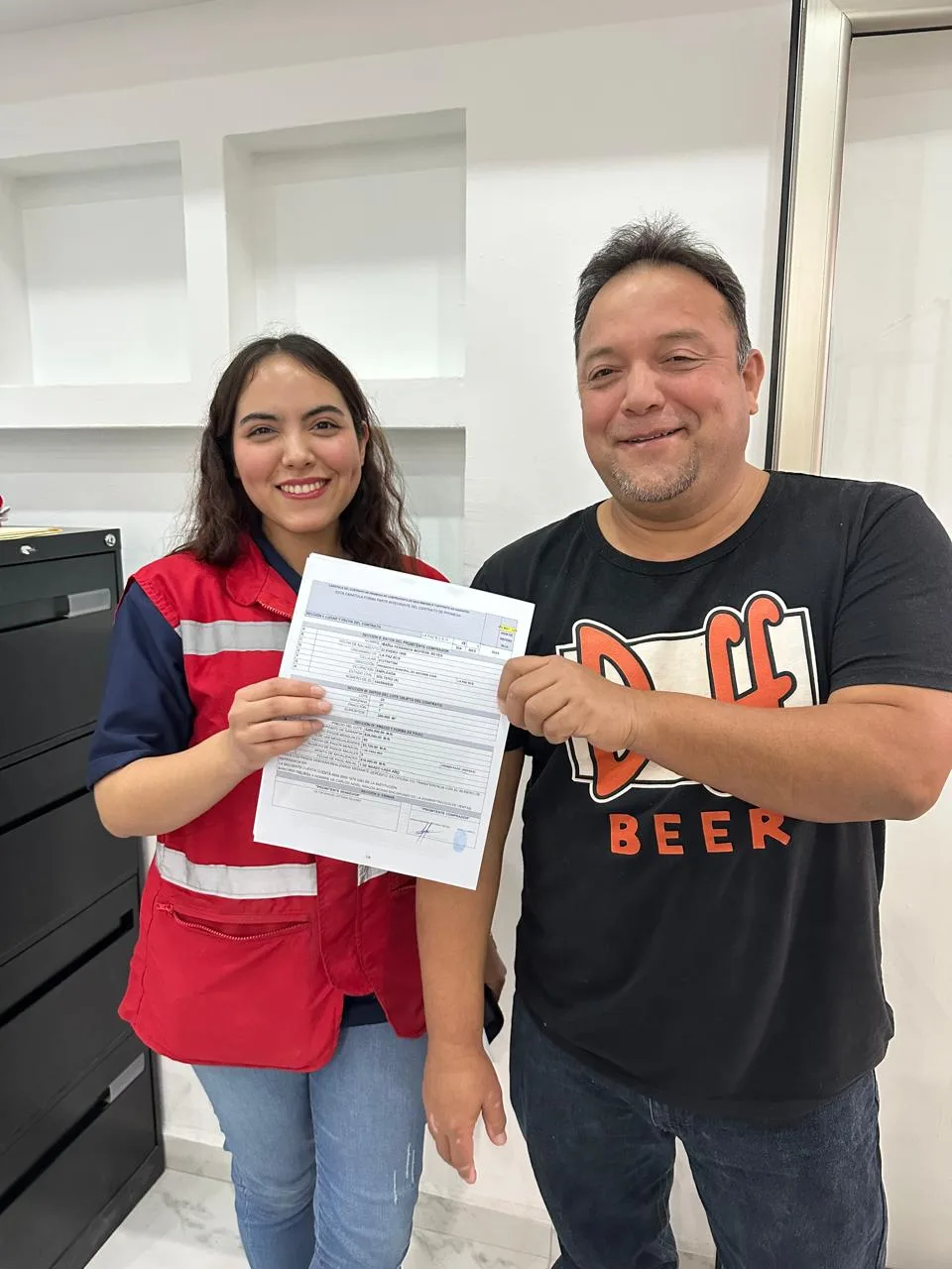 Father and daughter, one decision.